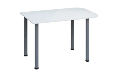 EJH 2 - 120 přístavba jednací, kovová podnož stříbrná, deska 25 mm, bílá